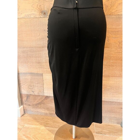 Dolce & Gabbana Drape Detailed Asymmetrical Jersey Skirt Size 42/ US 6/ S - Picture 7 of 12
